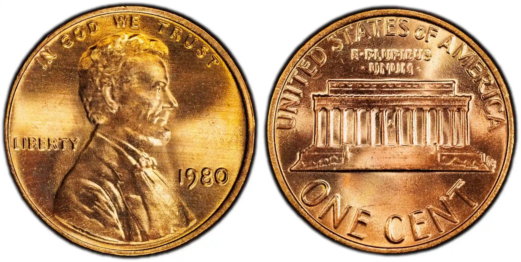 1980 Lincoln Penny No Mint Mark